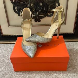 Ivanka Trump Gold Stiletto Heels